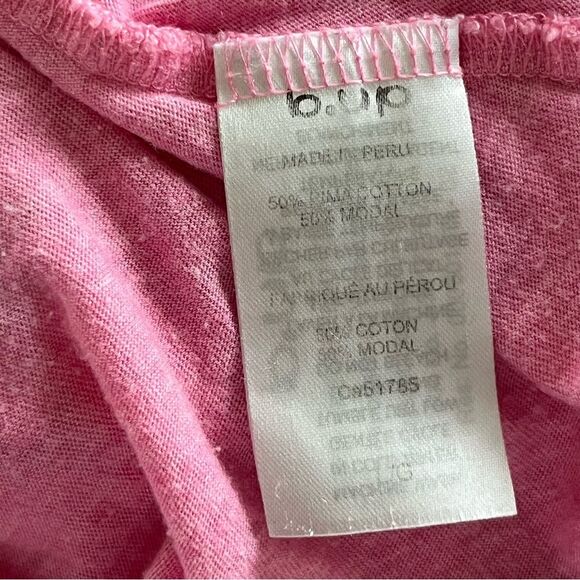 Y2K Pink Babydoll Top Size Small Lace Cotton Stretch Empire Waist Feminine - Picture 4 of 4